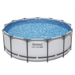 Piscină de grădină 396 x 122 cm, ideală pentru distracție de vară în aer liber