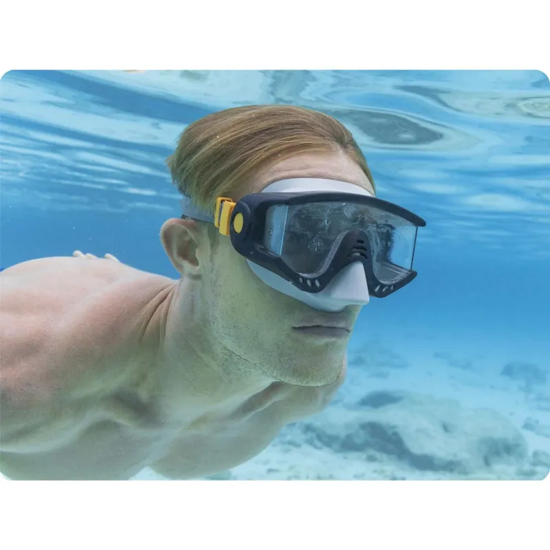 Mască de înot neagră Bestway 22044, perfectă pentru utilizare la piscină sau pe plajă