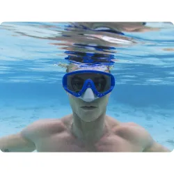 Mască de înot albastră elegantă, perfectă pentru piscină și plajă