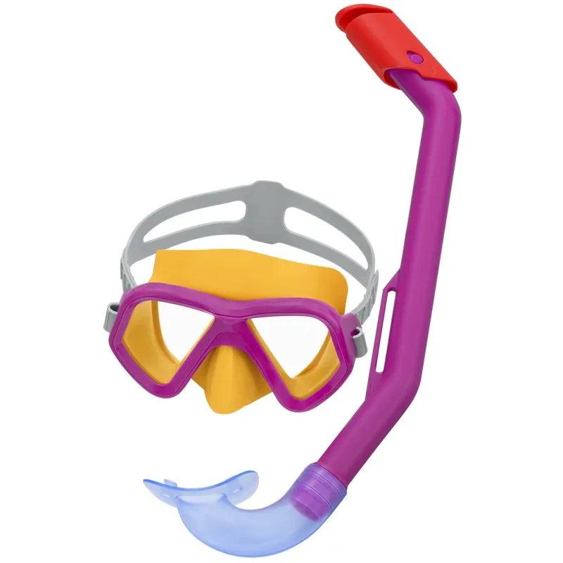 Set de scufundare roz Bestway 24023, realizat din materiale de înaltă calitate