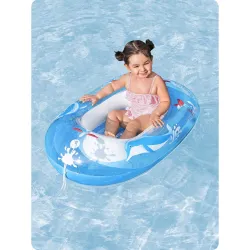 Saltea plajă gonflabilă delfin 102 x 69 cm, ideală pentru distracție în grădină Bestway 34037