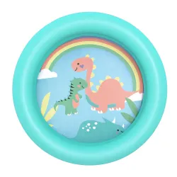 Piscină gonflabilă albastră, perfectă pentru grădină sau plajă
