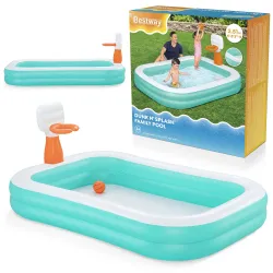 Piscină gonflabil Dunk'N Splash 251 x 168 x 102 cm Bestway 54445