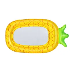 Saltea gonflabilă ananas, ideală pentru distracția de vară la apă