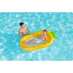 Saltea gonflabilă ananas colorată, perfectă pentru piscină