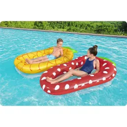 Saltea gonflabilă ananas, ideală pentru distracție în grădină sau pe plajă