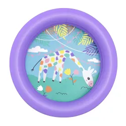 Piscină gonflabil 61 x 15 cm turcoaz, perfectă pentru distracția de vară în grădină