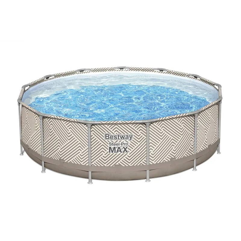 Basen cu Cadru 396 x 107 cm 11în1, un accent elegant pentru grădina ta