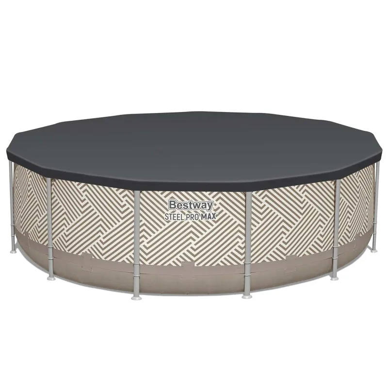 Piscină de Grădină cu Cadru 396 x 107 cm 11în1, rezistentă la intemperii, perfectă pentru distracție