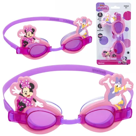 Ochelari de înot Minnie pentru copii, colorați și confortabili, ideali pentru joaca în apă