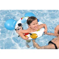 Colac de înot Mickey, 76 cm, sigur pentru copii în apă