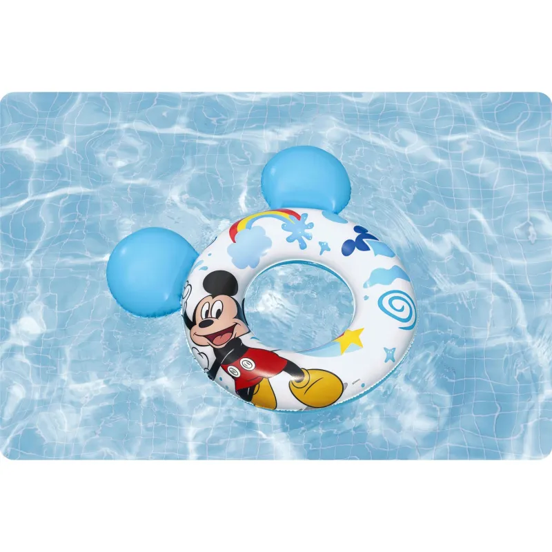Inel de Înot Mickey 76 cm, perfect pentru distracție la piscină sau pe plajă