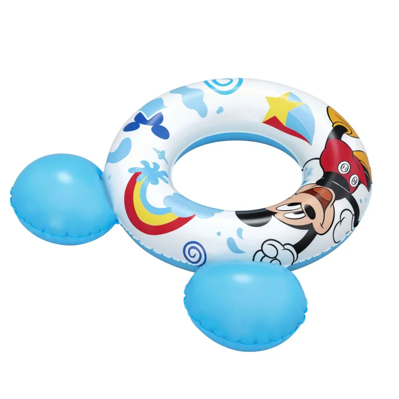 Inel de Înot Mickey 76 cm, excelent pentru copii, colorat și sigur