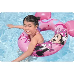 Colac de Înot Minnie 76 cm, ideal pentru joaca în apă și activități la piscină