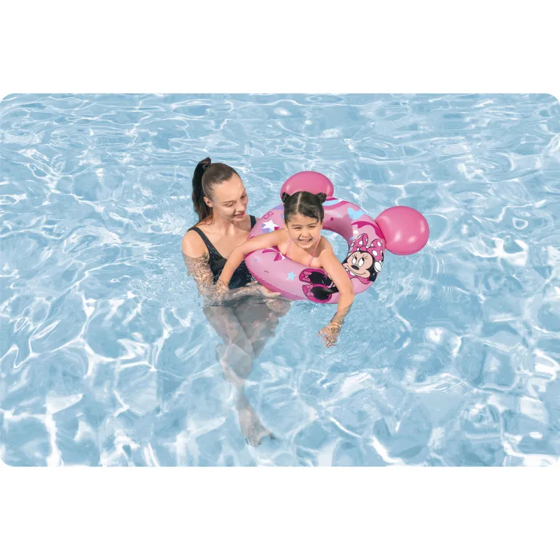 Colac de Înot Minnie 76 cm, confortabil și sigur pentru copii