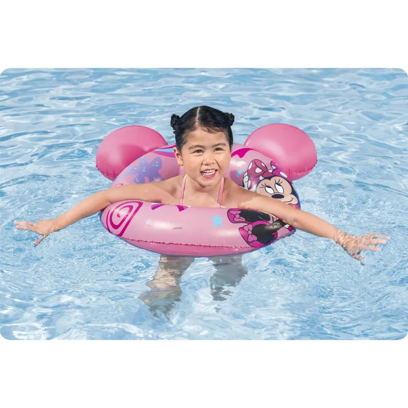 Colac de Înot Minnie 76 cm, ideal pentru utilizare la plajă și la piscină