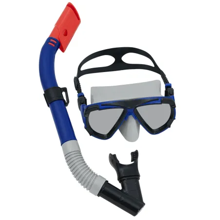 Set de scufundări albastru, perfect pentru aventuri subacvatice