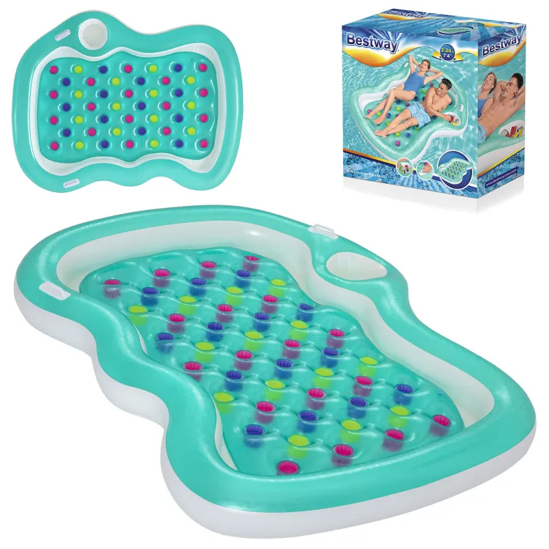 Saltea de Înot Bestway 43045 cu un design confortabil, umflat pentru distracție în apă