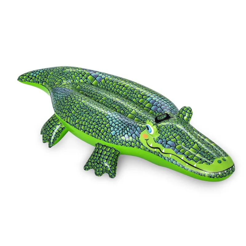 Material moale crocodil, perfect pentru distracția la piscină, Bestway 41477