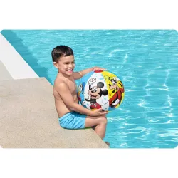 Minge de Plajă 51 cm Mickey și Prietenii, perfectă pentru distracția de vară