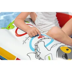 Ponton gonflabil pentru plajă, ideal pentru joaca copiilor în apă