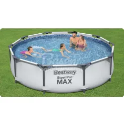 Bestway 56408 piscină de grădină 305 x 76 cm 17-în-1, perfectă pentru distracție de vară în grădină