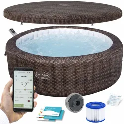 SPA Gonflabil Lay-Z Bali Brown 7 persoane Bestway 6001P