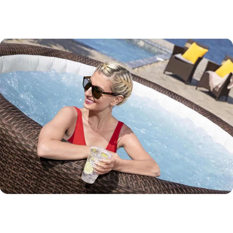 SPA Gonflabil Lay-Z Bali cu scaune confortabile pentru 7 persoane
