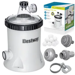 Bestway 58870 Pompă de filtrare 5678 l/h + Bile de filtrare