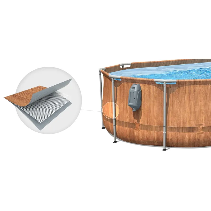 Piscină cu cadru din oțel 610 x 366 x 122 cm, ideală pentru relaxare în grădină, 13în1 Bestway 56719N