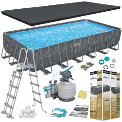 Bestway 561KG Piscină de Grădină 732 x 366 x 132 cm 11în1