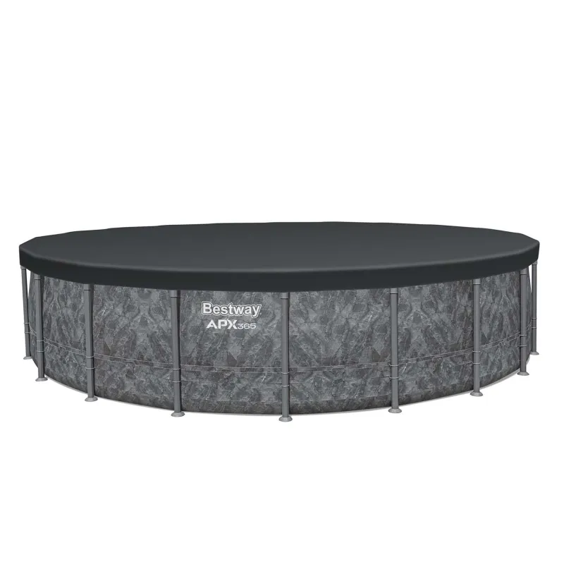 Piscină de grădină 610x132 cm, ușor de montat, perfectă pentru copii