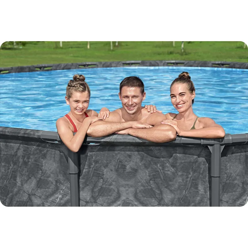 Piscină de grădină 610x132 cm, excelentă pentru relaxare vara