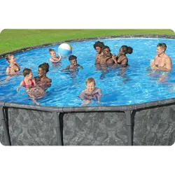 Piscină cu cadru 671 x 132 cm, spațioasă pentru întreaga familie