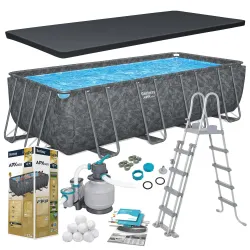 Bestway 561KA Piscină cu Cadru 549 x 274 x 132 cm 11-în-1