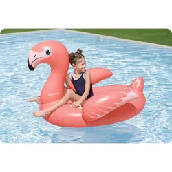 Saltea gonflabilă flamingo pentru copii 138 x 107 cm Bestway 41525