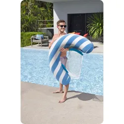 Fotoliu gonflabil Comfort Plush din material rezistent, anti-uzură