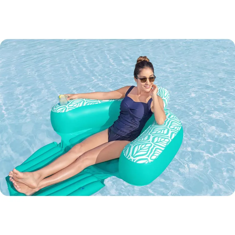 Fotoliu gonflabil Comfort Plush Pro, perfect pentru grădină și relaxare în apă
