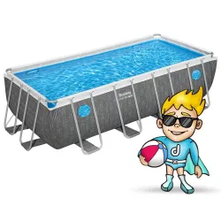 Piscină Bestway 561MB 488 x 244 x 122 cm albastră pentru grădină