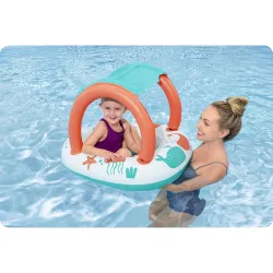 Ponton colorat pentru copii, perfect pentru joacă în piscină