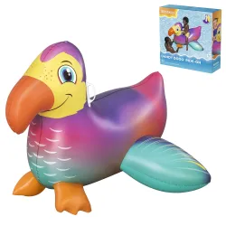 Saltea gonflabil de înot pentru copii tucan 141cm, colorată, jucărie acvatică distractivă