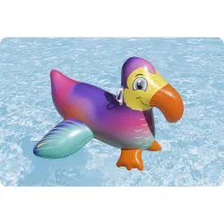 Saltea gonflabil de înot pentru copii tucan 141cm, perfectă pentru distracție la piscină sau pe plajă