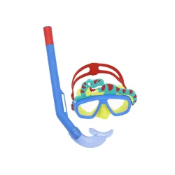 Set scufundări pentru copii albastru, ideal pentru zilele la plajă