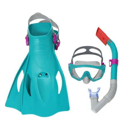 Set scufundări turcoaz Bestway 25020, ideal pentru distracție pe apă