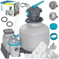 Pompa Filtru Nisip Bestway 58486 11355 L/h + Bile Filtrante