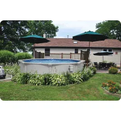 Piscină de grădină elegantă 366 x 122 cm Bestway 56574