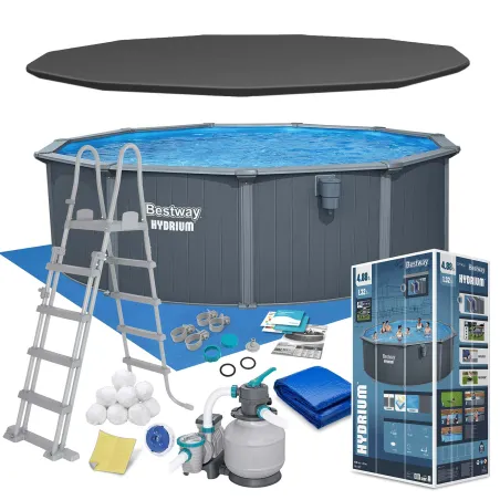 Bestway 561CU Piscină de Grădină Panelată 488 x 132 cm, perfectă pentru grădină