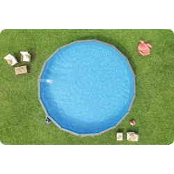 Piscină de Grădină 732 x 132 cm, design din panouri, ideală pentru utilizare continuă