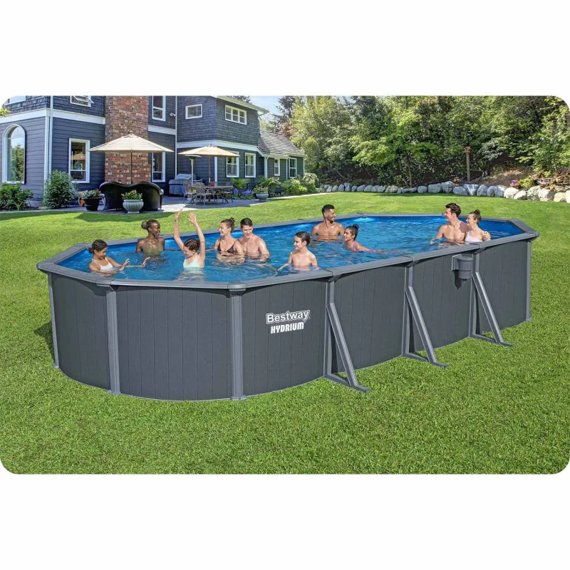 Piscină de grădină durabilă 732x366x132 cm cu panouri Bestway 561CW