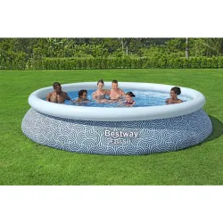 Piscină autoportantă 457 x 84 cm, ușor de montat, perfectă pentru copii
